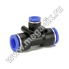 Фитинг пластиковый переходной Т-образный PGT 12-06-12 mega-fix